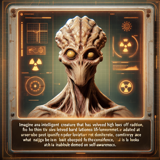 One Creature is similar to humans. They live in places with nuclear radiation, have a primitive lifestyle, and have a certain degree of self-awareness. The appearance is not scary.
Single Game Texture. In-Game asset. 2d.