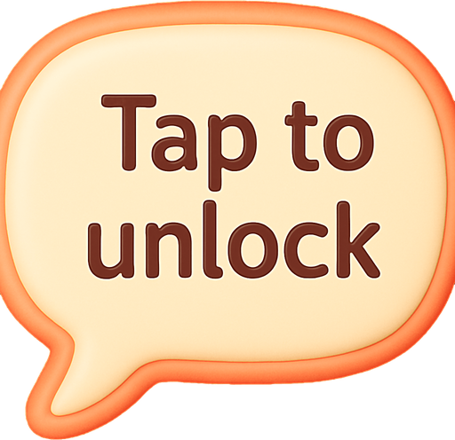 Change text to "Tap to unlock"