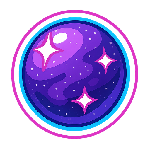 space pearl.
In-Game asset.  2d.  High contrast.  No shadows