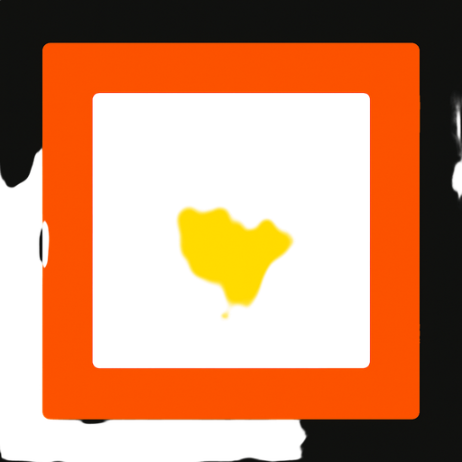 A square.
In-Game asset.  2d.  High contrast.  No shadows