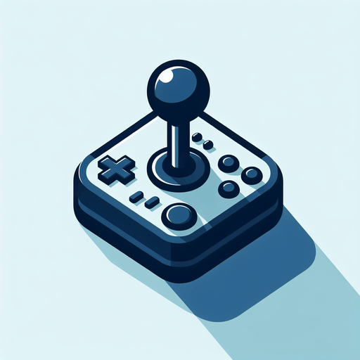 A joystick from a controller.
Single Game Texture. In-Game asset. 2d. Blank background. High contrast. No shadows.