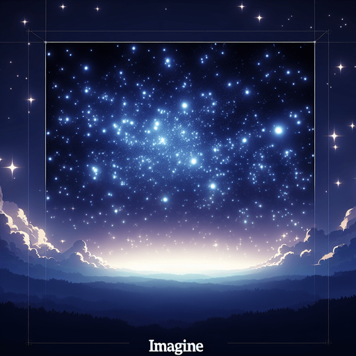 background of a sky at night, some stars Single Game Texture. In-Game asset. 2d. Blank background. High contrast. No shadows.