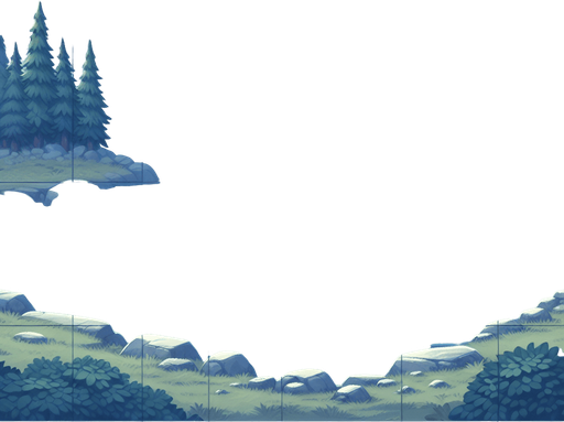 A nice lake Single Game Texture. In-Game asset. 2d. Blank background. High contrast. No shadows.