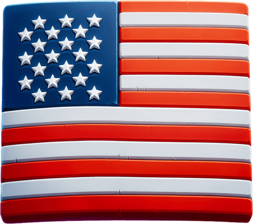 american flag.
Single Game Texture.  In-Game asset.