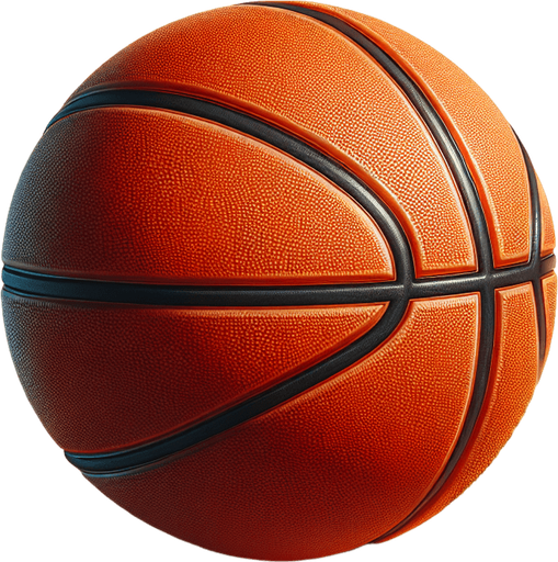 basketball.
Single Game Texture. In-Game asset. 2d. Blank background. High contrast. No shadows.