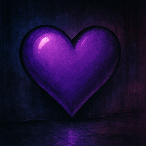 semi-realistic comic book style, moody neon lighting, lo-fi urban atmosphere, rich textures, cinematic framing, purple and blue tones, soft gradients, ambient reflections