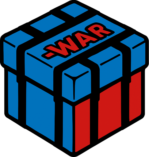 War dropbox a bird view blue and red. In-Game asset. 2d. High contrast. No shadows.
In-Game asset.  2d.  High contrast.  No shadows