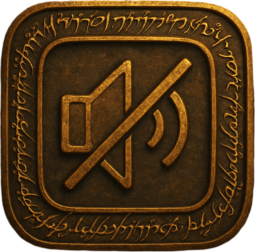 Make a mute button in lotr style