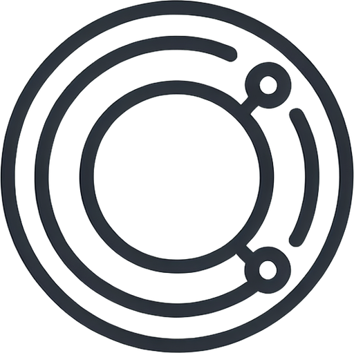 simple interface icon circle outline.
Blank background