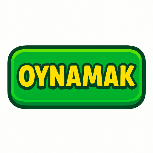 OYNAMAK GREEN BUTTON.
In-Game asset.  2d.  High contrast.  No shadows