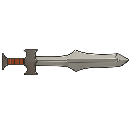a sword
. No background. Transparent background. Blank background. No shadows. 2d. In-Game asset. flat