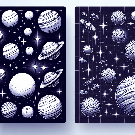 Space, highly detailed Single Game Texture. In-Game asset. 2d. Blank background. High contrast. No shadows.