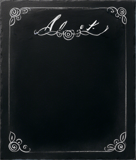 Text "ADEPT ELIXIR" handwritten in white chalk
