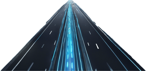 create a front facing road