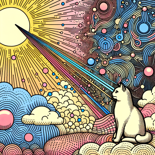 Cat heaven with no cats in picture. Line art. Pastel colors.
Single Game Texture. In-Game asset. 2d. Blank background. High contrast. No shadows.