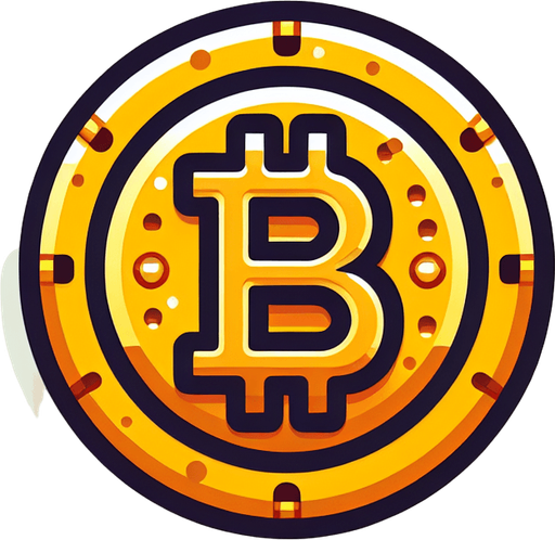 биткоин.
Single Game Texture. In-Game asset. 2d. Blank background. High contrast. No shadows.