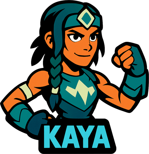 Kaya.
In-Game asset.  2d.  High contrast.  No shadows