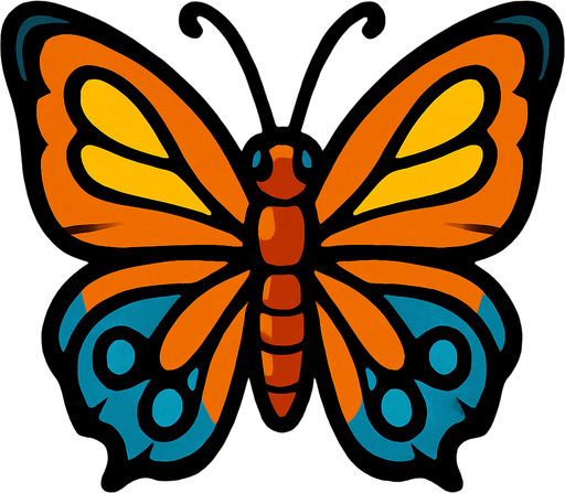 Butterfly.
In-Game asset.  2d.  High contrast.  No shadows
