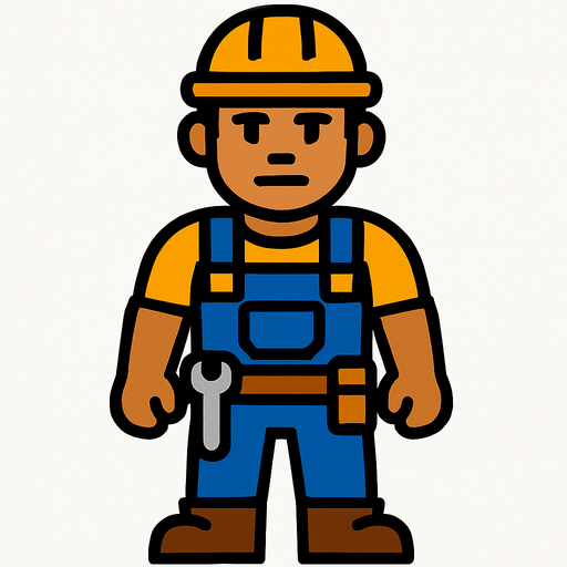 Worker.
In-Game asset.  2d.  High contrast.  No shadows