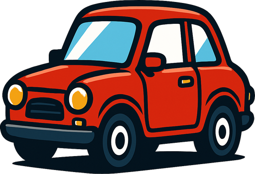 Car.
In-Game asset.  2d.  High contrast.  No shadows