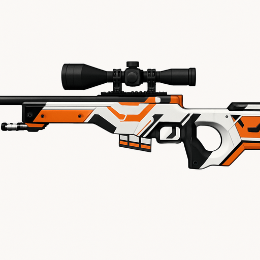 Awp Asimov ekle ve görünüş karikatür olmasın oyundakiyle aynı olsun.
In-Game asset.  2d.  High contrast.  No shadows