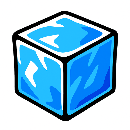 ice.
In-Game asset.  2d.  High contrast.  No shadows