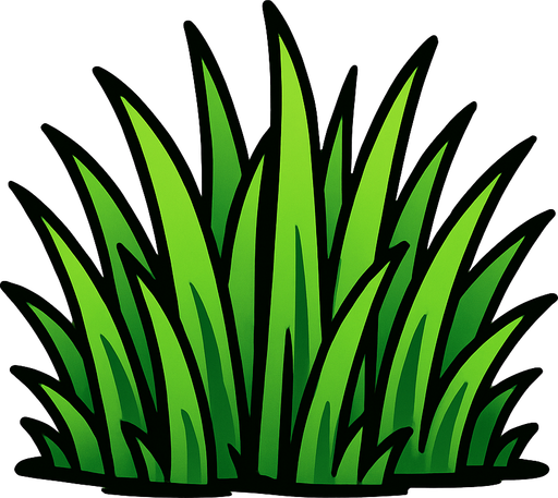 çim.
In-Game asset.  2d.  High contrast.  No shadows