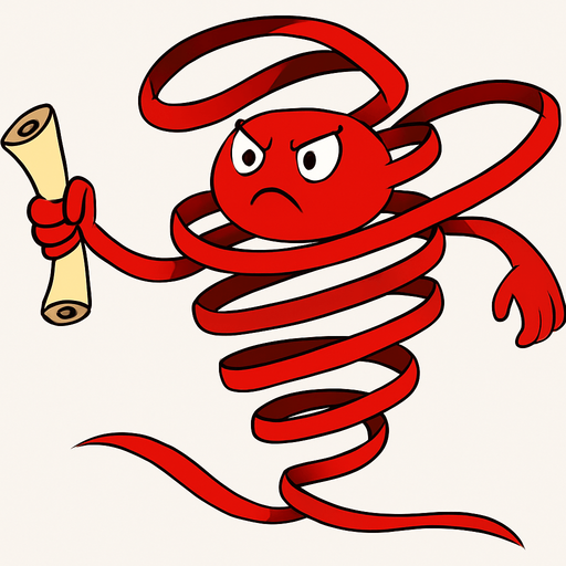 Red Tape enemy extends as if bouncing while moving