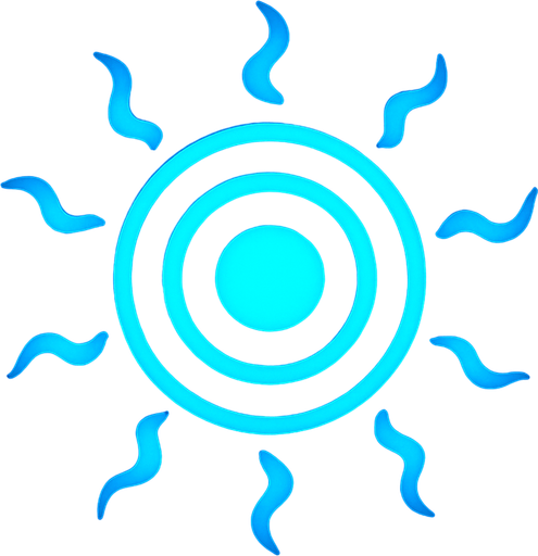 auraBlue top view.
In-Game asset.  2d.  High contrast.  No shadows
