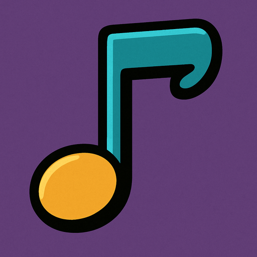 music note low c.
In-Game asset.  2d.  High contrast.  No shadows