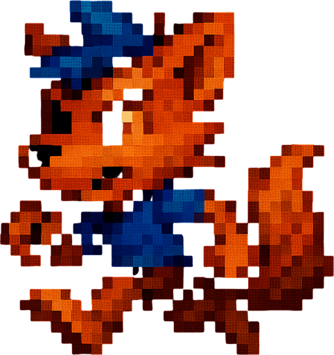 Corriendo, pixelart