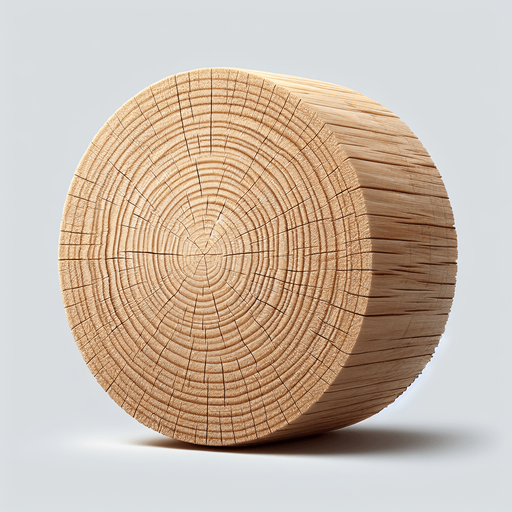 raw piece of wood.
Single Game Texture.  In-Game asset.  2d.  Blank background.  High contrast.  No shadows