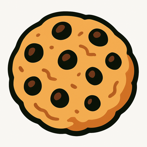 kurabiye.
In-Game asset.  2d.  High contrast.  No shadows