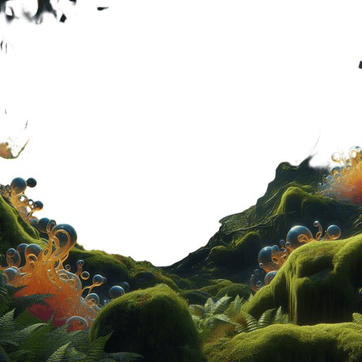 Fullscreen medieval landscape banner, 16:9, high definition, for a game titled "Slime Bestiary". Medieval forest with multiple colored slimes. No text on banner!