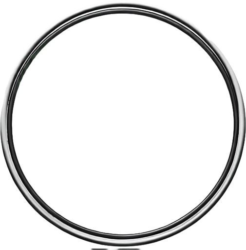 simple interface icon circle outline.
Blank background