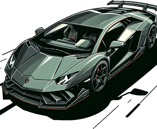 Lamborghini.
Single Game Texture. In-Game asset. 2d. Blank background. High contrast. No shadows.