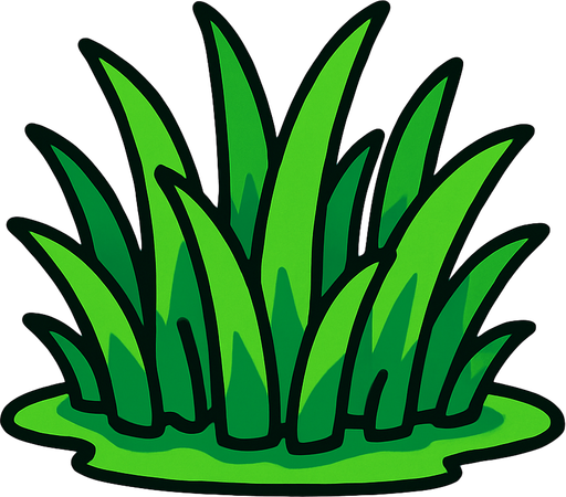 Pasto animado.
In-Game asset.  2d.  High contrast.  No shadows