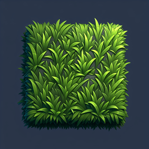 grass.
Single Game Texture. In-Game asset. 2d. Blank background. High contrast. No shadows.