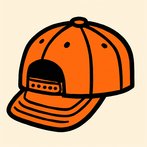 Casquette a l'envers.
In-Game asset.  2d.  High contrast.  No shadows