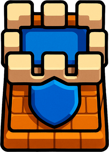 Tam yukarıdan bakılan bir kule clash royaledeki gibi.
In-Game asset.  2d.  High contrast.  No shadows