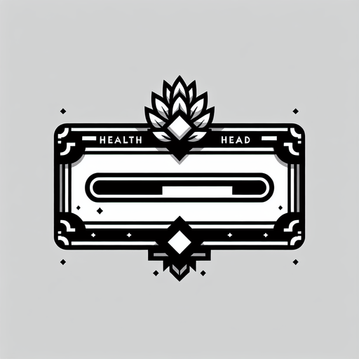 make a health bar black and white basic

Single Game Texture. In-Game asset. 2d. Blank background. High contrast. No shadows.