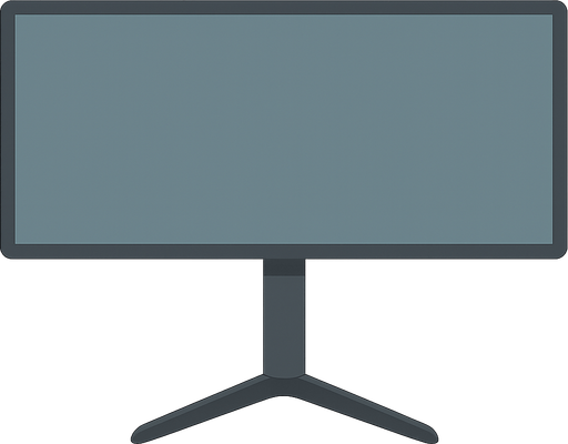 computer monitor 2d. No background. Transparent background. Blank background. No shadows. 2d. In-Game asset. flat