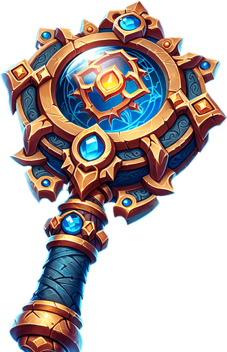 A good but dangerous magnifier. Warcraft 3 art..
Single Game Texture. In-Game asset. 2d. Blank background. High contrast. No shadows.
