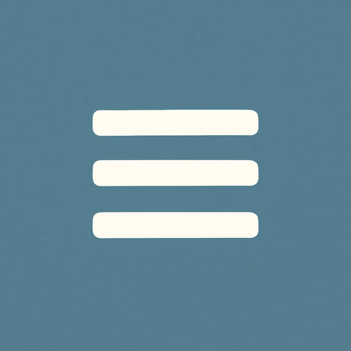 white menu icon