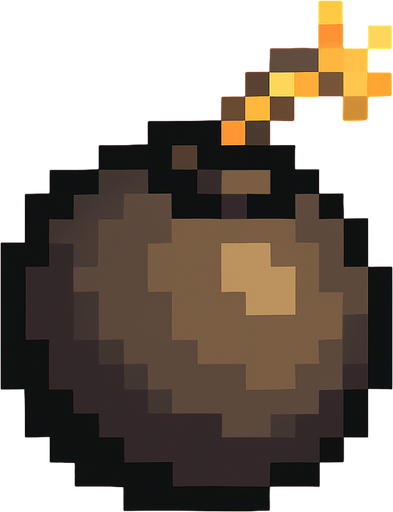 gülle pixel art.
In-Game asset.  2d.  High contrast.  No shadows
