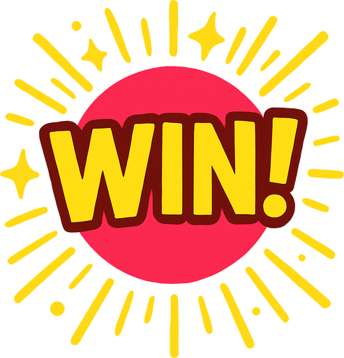 A win effect that will be over a round button and that will triger for some seconds after a win happens, scaling in x and y as an effect..
In-Game asset.  2d.  High contrast.  No shadows