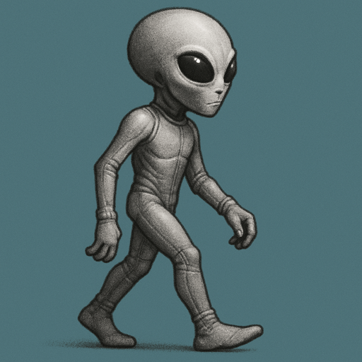 Fix this grey alien picture