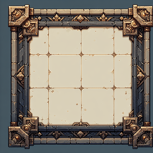 a similar image.
Single Game Texture.  In-Game asset.  2d.  Blank background.  High contrast.  No shadows