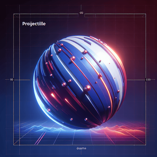 Circular ball projectile from a video game. No background.