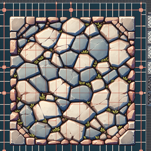 guzel zemin 
tasli falan.
Single Game Texture.  In-Game asset.  2d.  Blank background.  High contrast.  No shadows